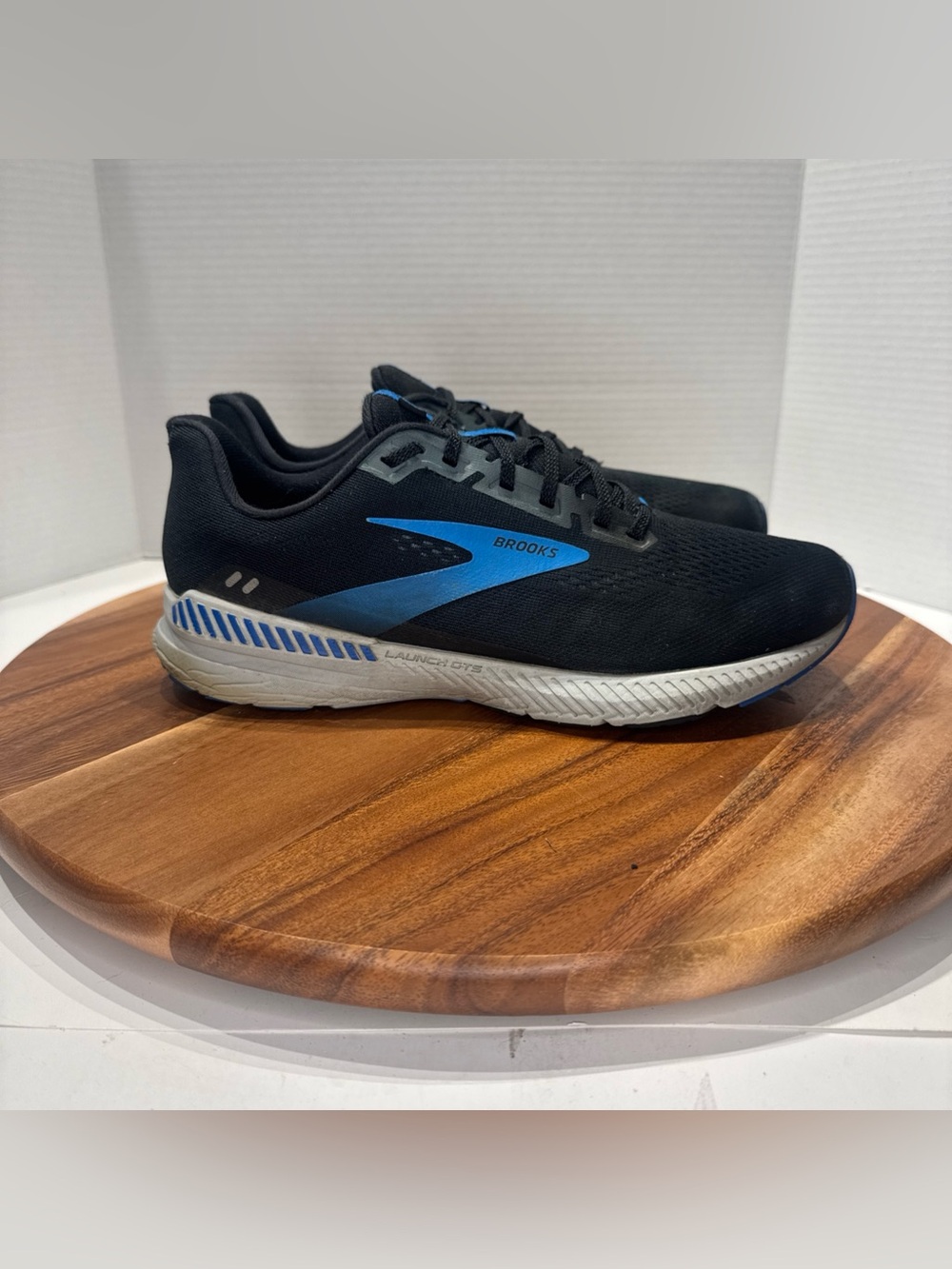 Brooks Launch GTS 8 Blue Black Running Shoes Sneakers Men’s Size 9.5 2E